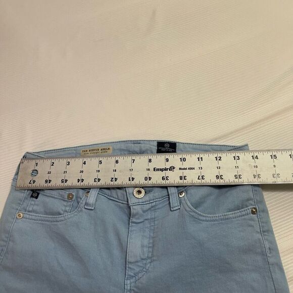 NWT Adriano Goldschmied The Stevie Ankle Slim Straight Blue Denim Jeans Size 26 - Picture 2 of 9